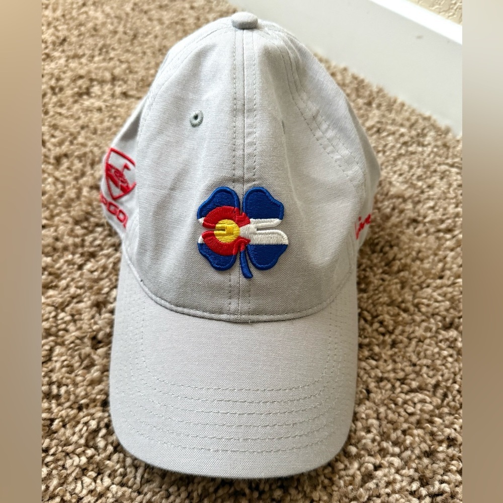 Black Clover Golf Hat – Colorado Clover Logo